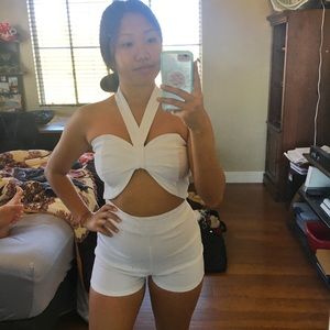 Adorable white romper